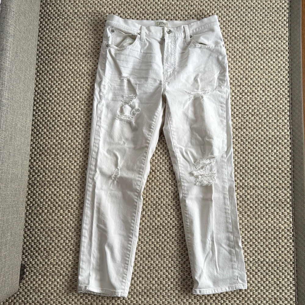 J.Crew Straight Leg Ribbed Jeans - 28